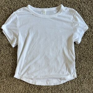 White Active Wear T-shirt
